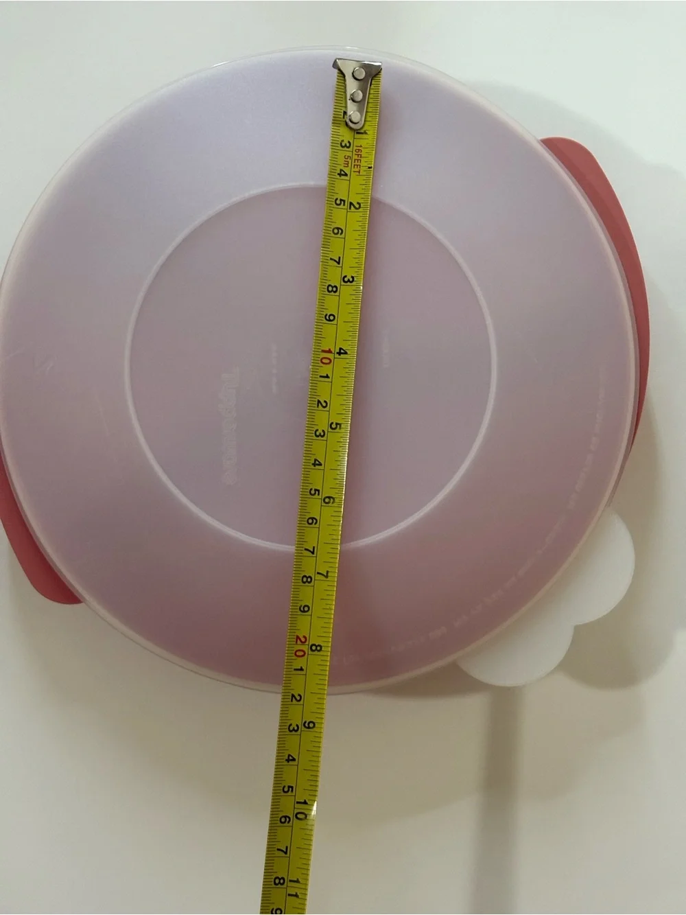 Tupperware three section